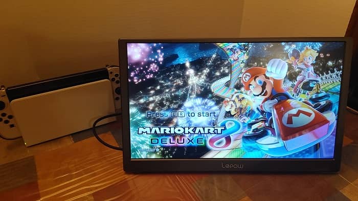 Lepow C2 Portable Monitor Review Mario
