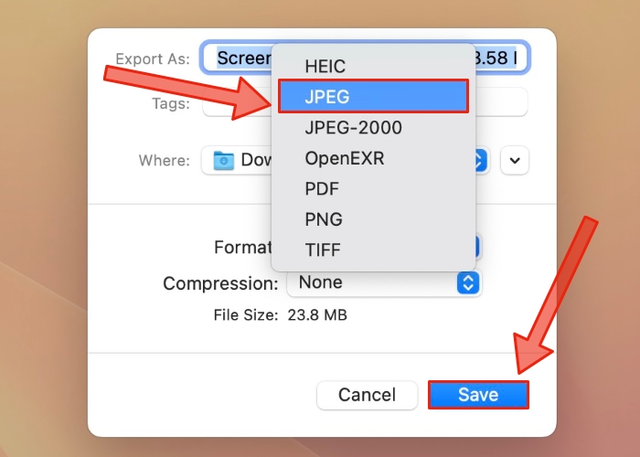 Mac Screenshot File Save