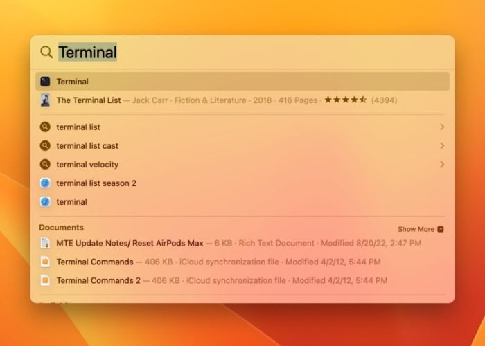 Change Screenshot Format Macos Terminal Mac Spotlight Terminal