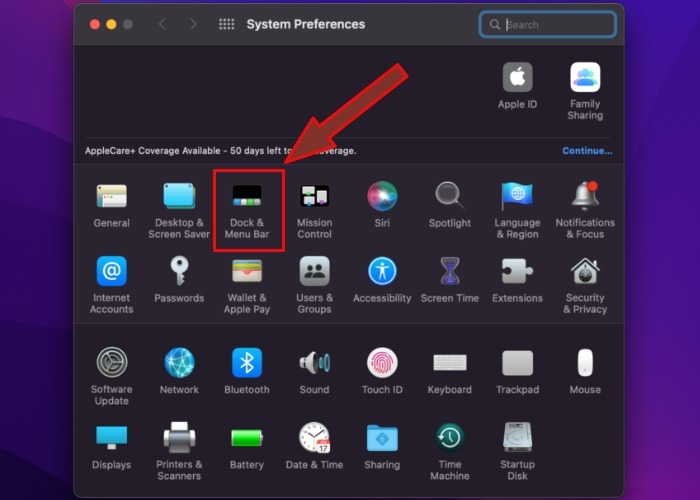 Monterey Dock And Menu