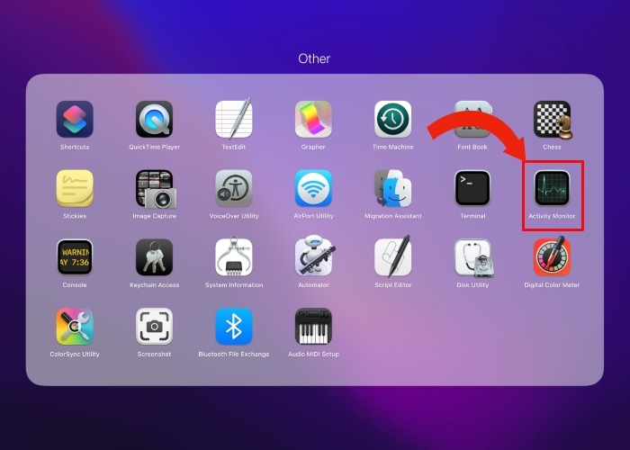 Monterey Launchpad Activity Monitor