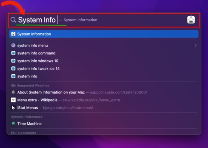 Monterey Spotlight Search System Info