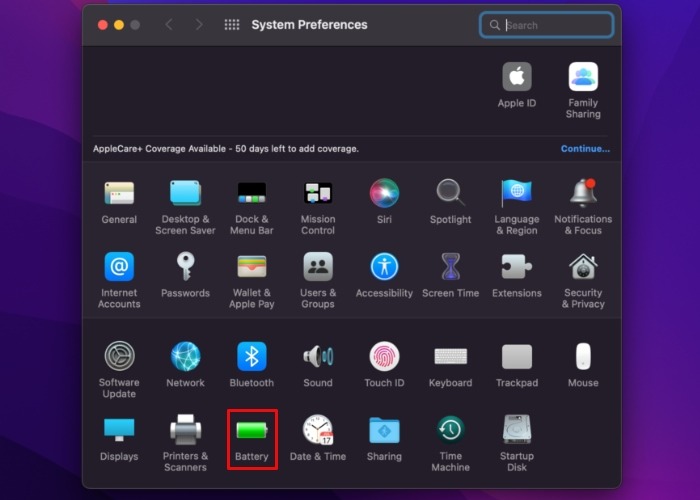 Monterey System Pref Battery