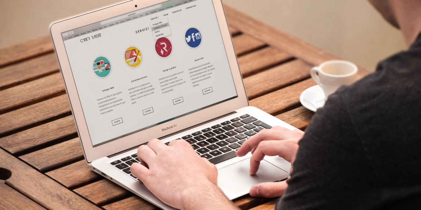 Man Converting File On Computer