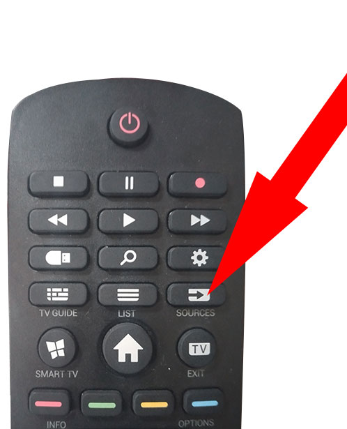 Philips Remote Control Source Button