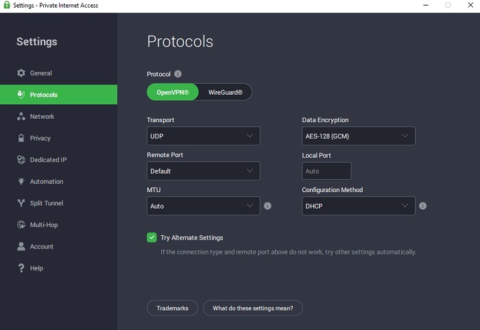 Private Internet Access Review Vpn Type
