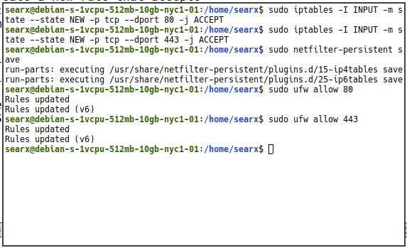 Searxng Install 08 Install Firewall Rules