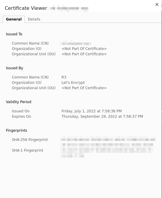 Searxng Install 14 Sample Ssl Certificate