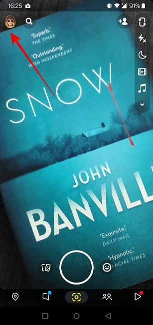 Snapchat Score Avatar Image Tap