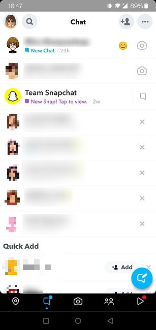 Snapchat Score Friends Direct Messages