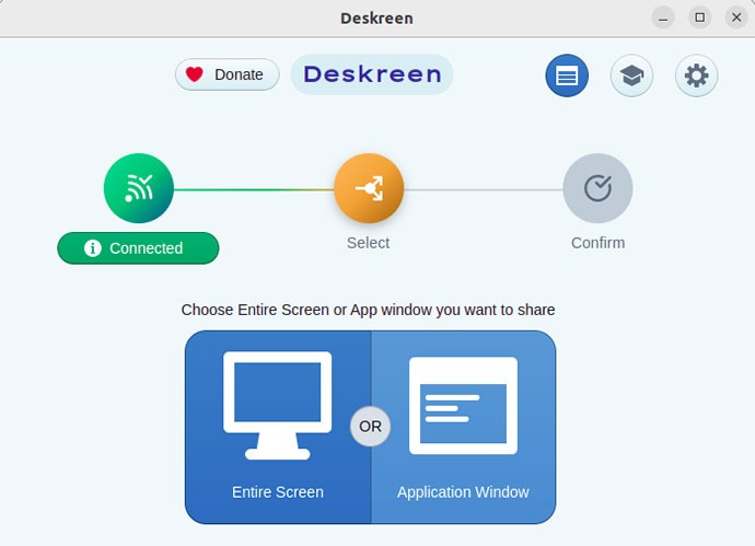 Tablet As Monitor Linux Choose Window