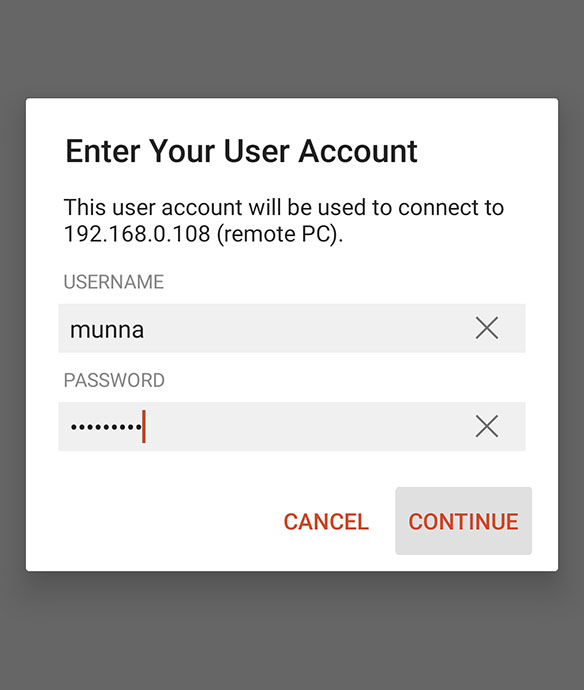 Tablet As Monitor Linux Enter User Account
