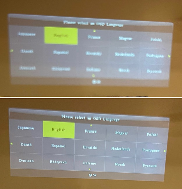 Vankyo 495w Projector Focus