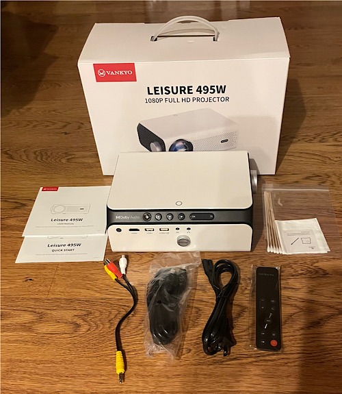 Vankyo 495w Projector Unboxed