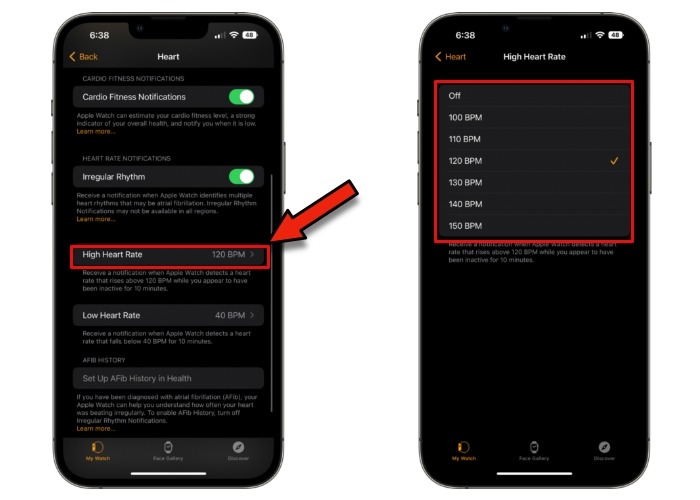 Watch High Heart Rate Bpm