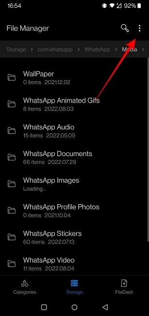 Whatsapp Status Anonymous Whatsapp Folder Dots