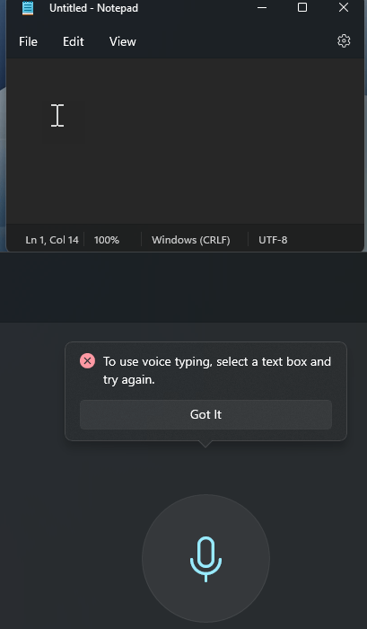 Windows 11 Touch Keyboard Microphone Activate