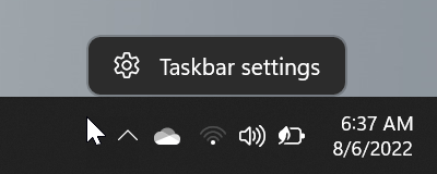 Windows 11 Touch Keyboard Taskbar Settings