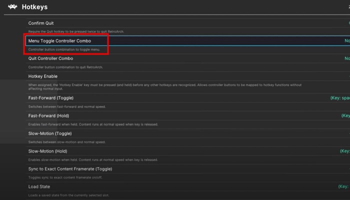 Xbox Retroarch Hotkey3