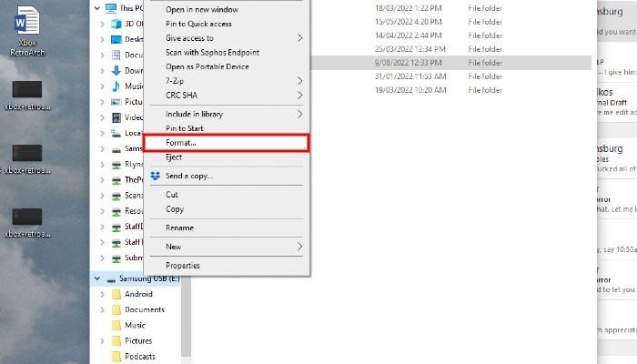 Xbox Retroarch Usb Format1