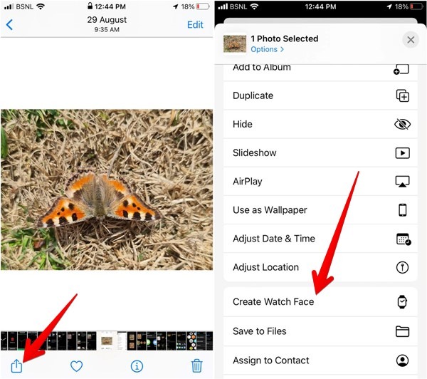 Apple Watch Face Create Photo