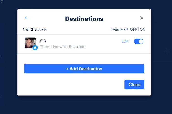Best Multistreaming Restream Add More Destinations