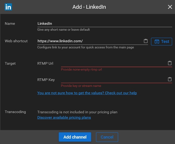 Best Multistreaming Streamster Add Linkedin Channel