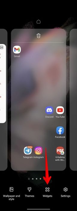 Contact Android Widgets