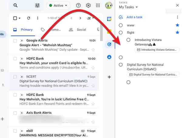 Google Tasks Create Task From Email