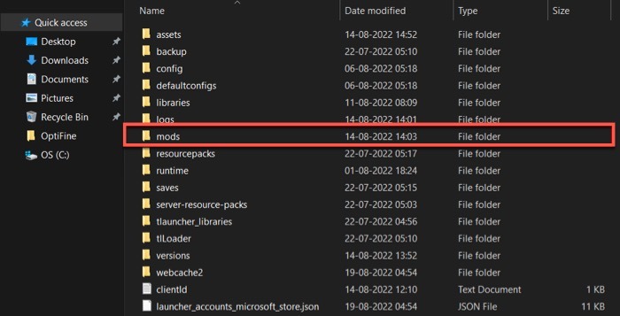 How To Download And Install Optifine For Minecraft Open Mods Folder