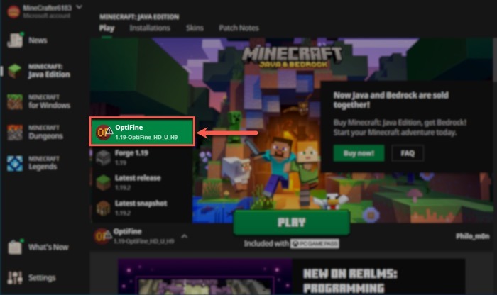 How To Download And Install Optifine For Minecraft Select Optifine