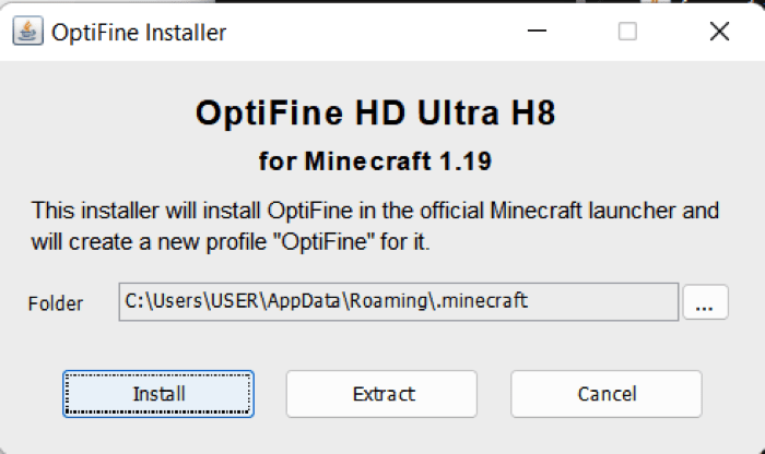 How To Install Minecraft Mods On Windows Install Optifine