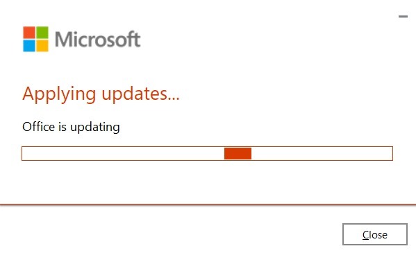 Office License Problem Applying Updates