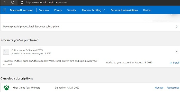 Office License Problem Microsoft Services Office