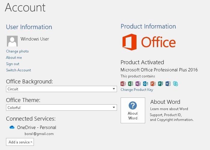 Office License Problem Product Information