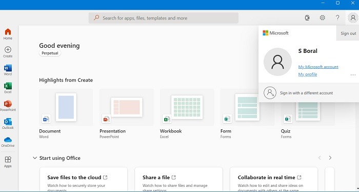 Office License Problems Sign Out Office