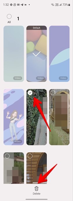 Samsung Call Backgrounds Delete
