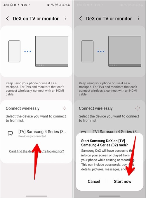 Samsung Dex Connect To Tv