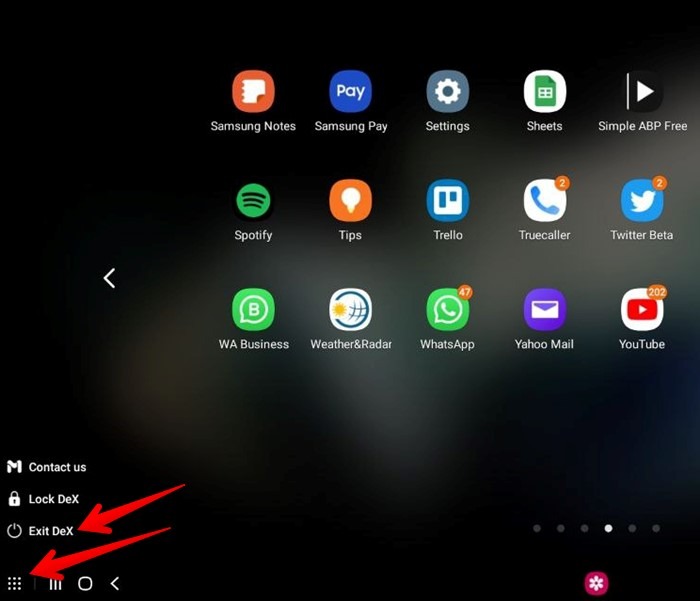 Samsung Dex Disconnect From Tv