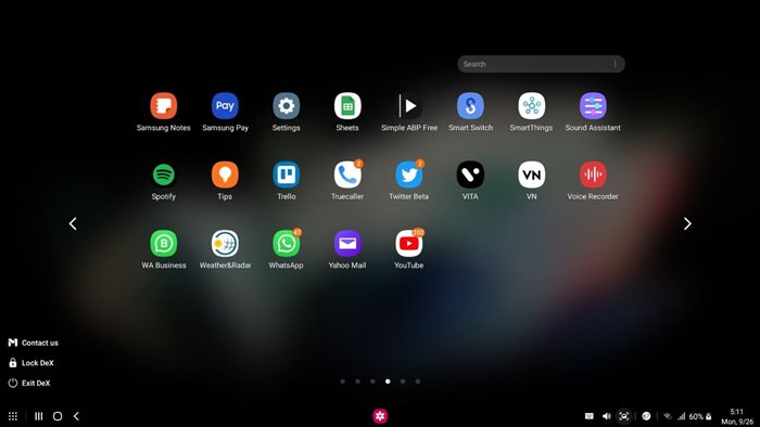 Samsung Dex List Of Apps
