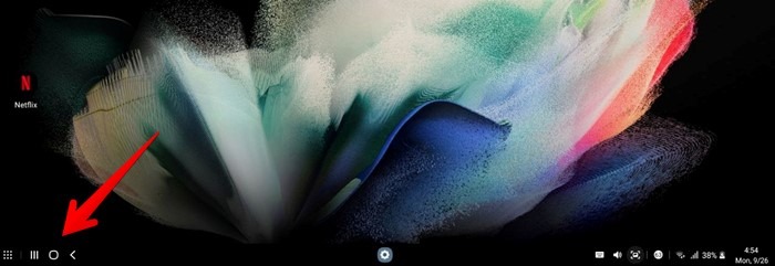 Samsung Dex Navigation Icons