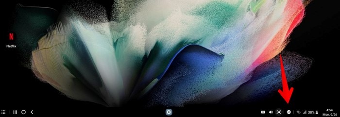 Samsung Dex Right Taskbar