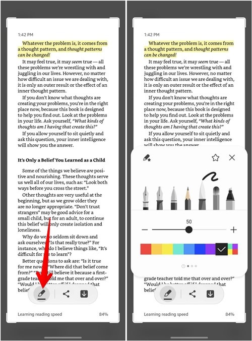 Samsung Screenshot Markup
