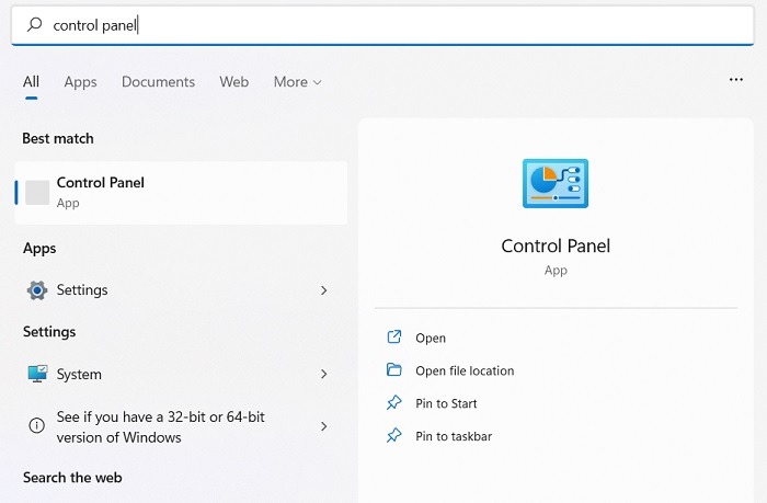 Too Many Background Process Control Panel Start Menu
