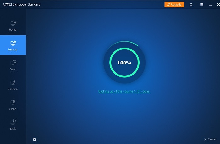 Usb Image Tools Aomei Backupper Backup Processing
