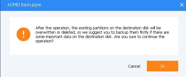Usb Image Tools Aomei Backupper Overwriting Message