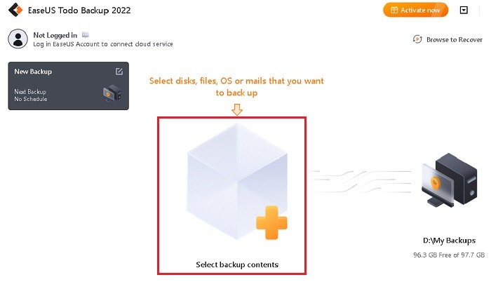 Usb Image Tools Easeus Todo Backup Select Backup Contents