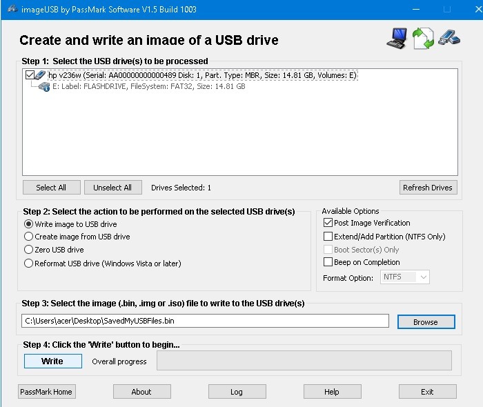 Usb Image Tools Imageusb How To Write Image To Usb