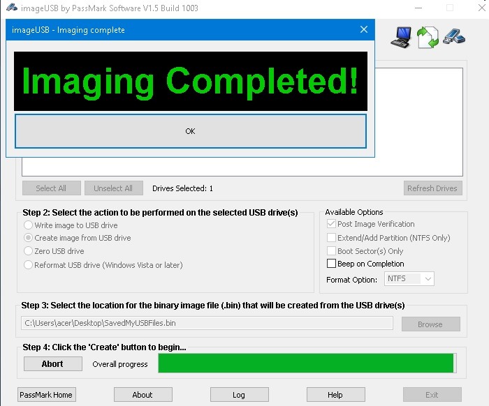 Usb Image Tools Imageusb Imaging Complete