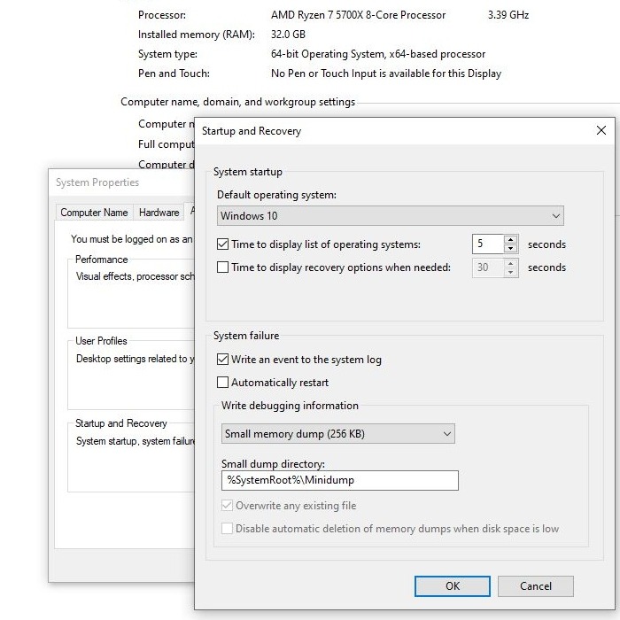 Windows Control Panel System 4